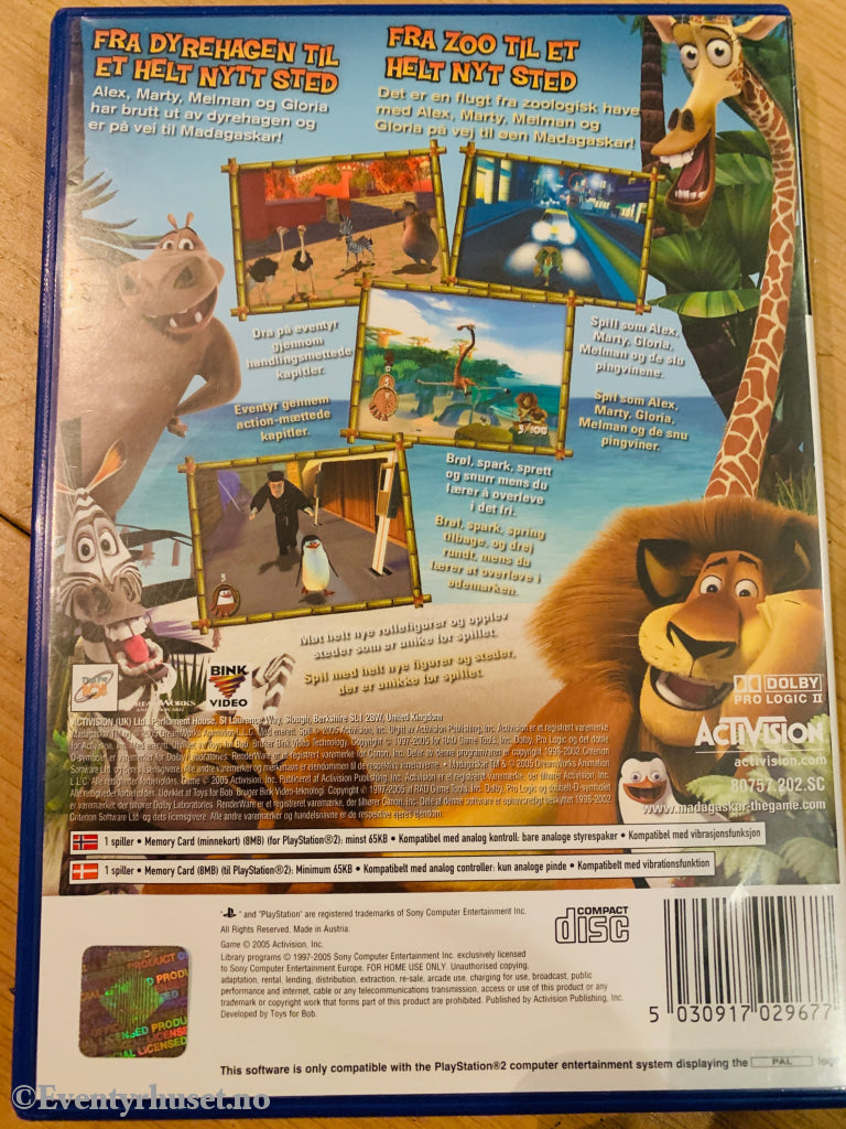 Madagaskar. Ps2. Ps2