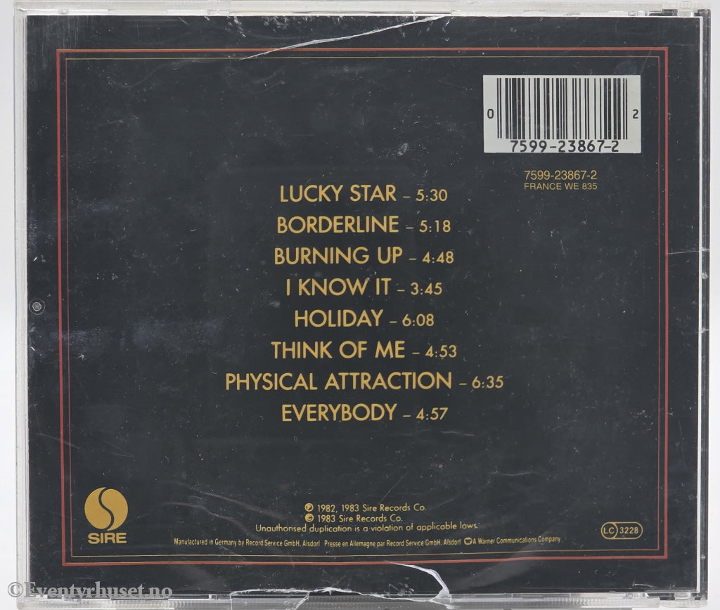 Madonna. 1983. The First Album. CD.