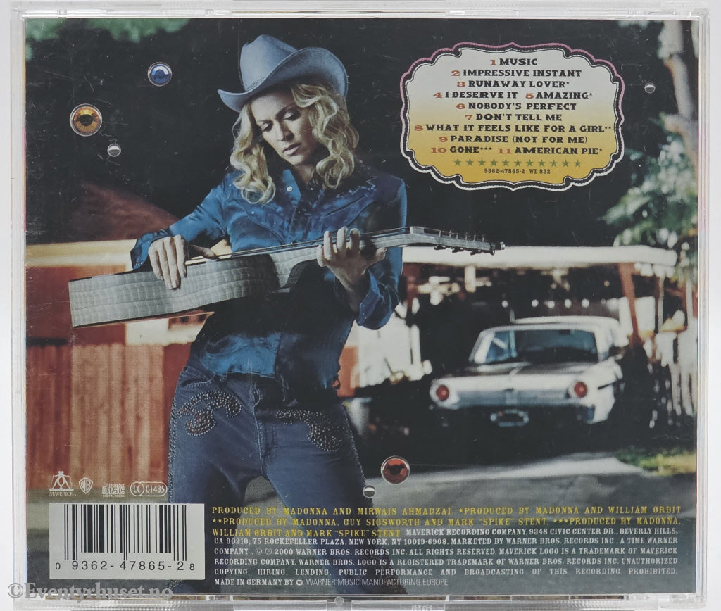 Madonna. 2000. Music. CD.