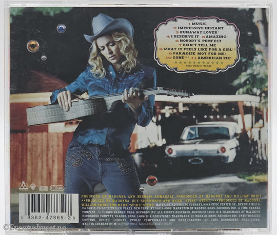 Madonna. 2000. Music. CD.