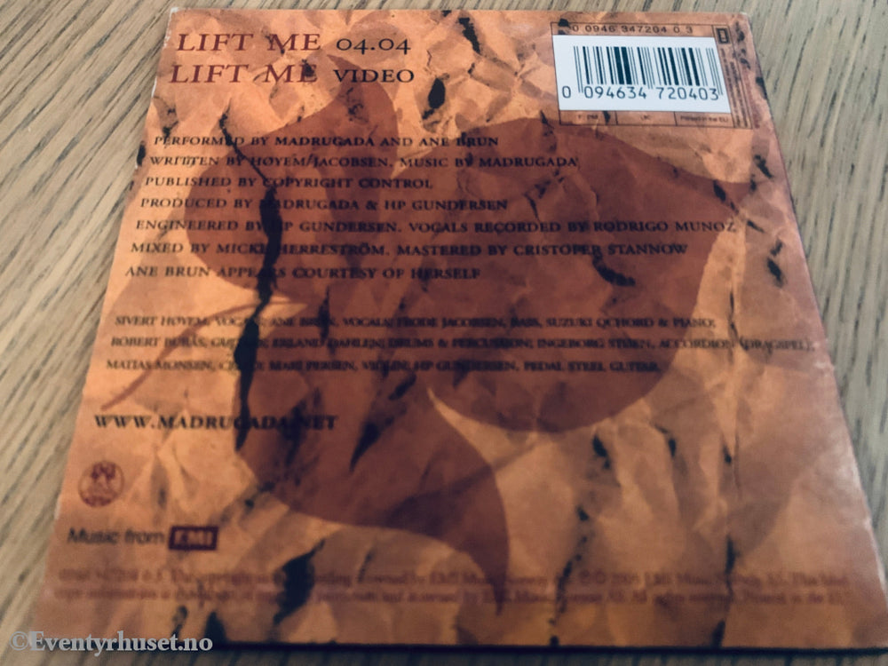 Madrugada feat. Ane Brun – Lift Me, 2005. CD.