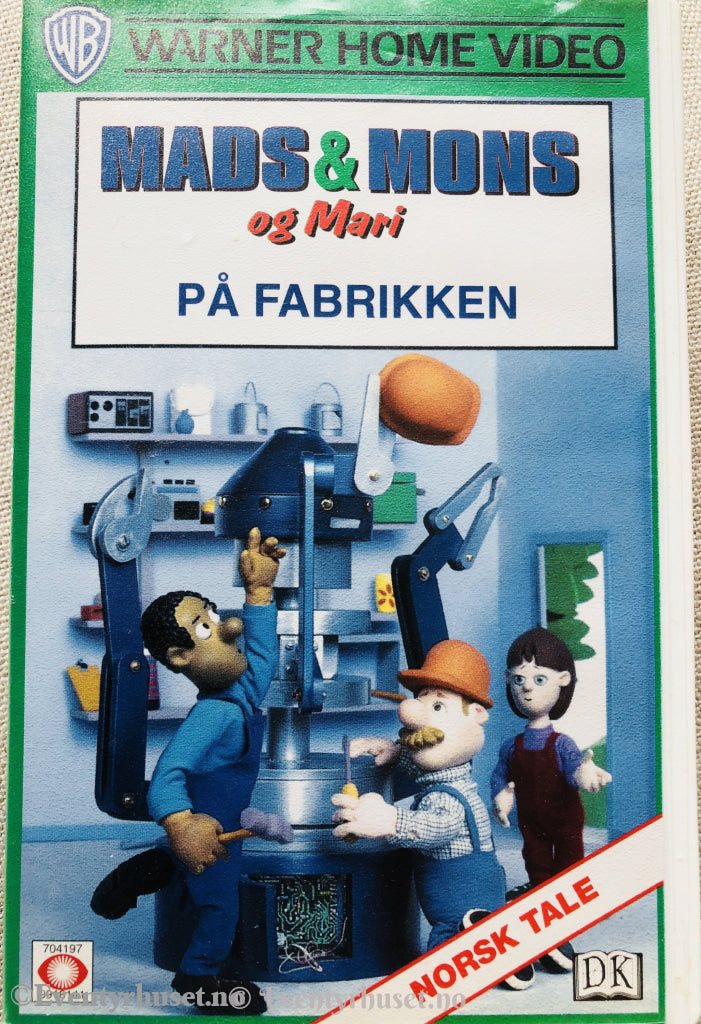 Mads Og Mons På Fabrikken. 1993. Vhs. Vhs