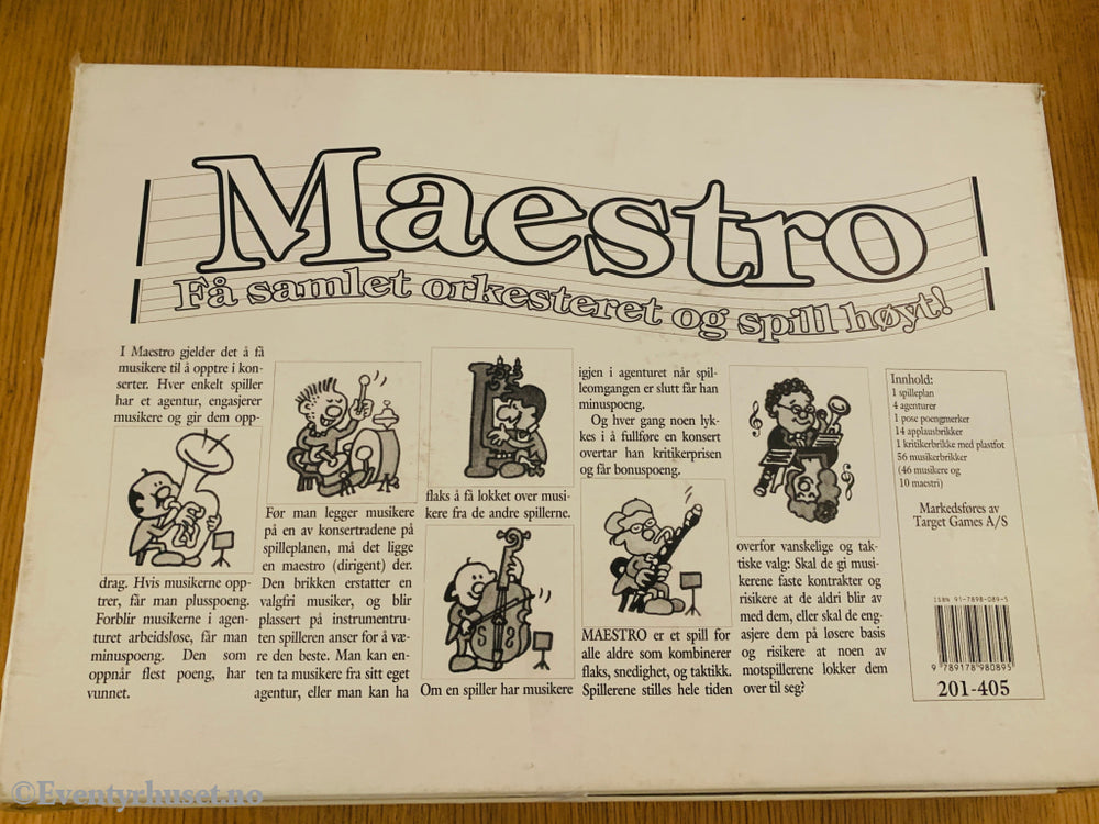 Maestro. 1996. Brettspill.
