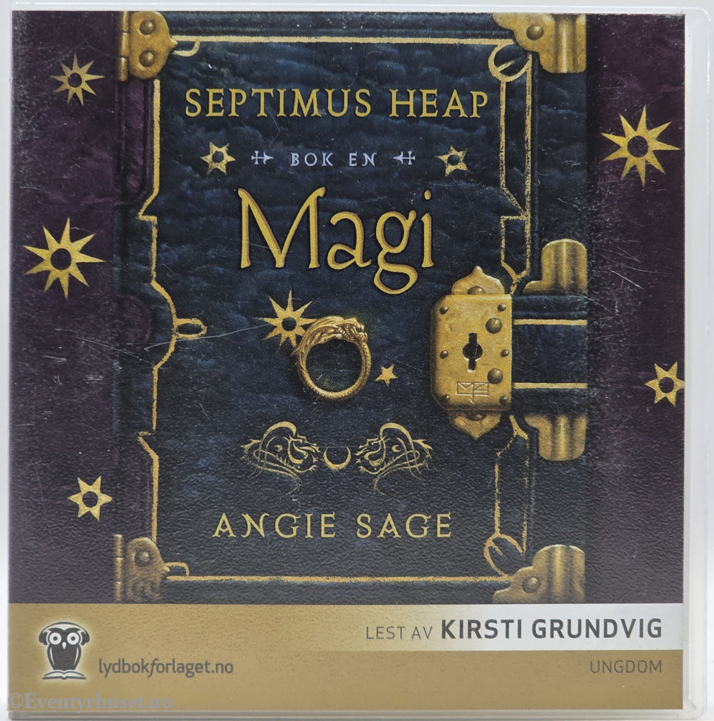 Magi – Septimus Heap bok 1 – Angie Sage . Lydbok på CD.