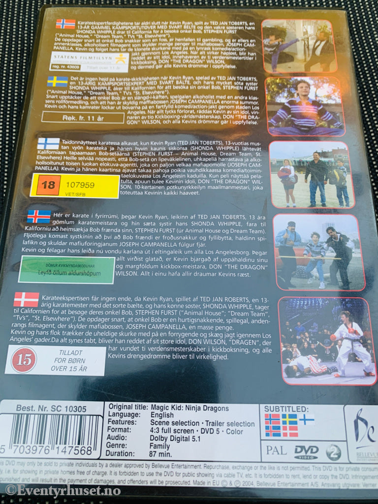 Magic Kid: Ninja Dragons. DVD. DVD