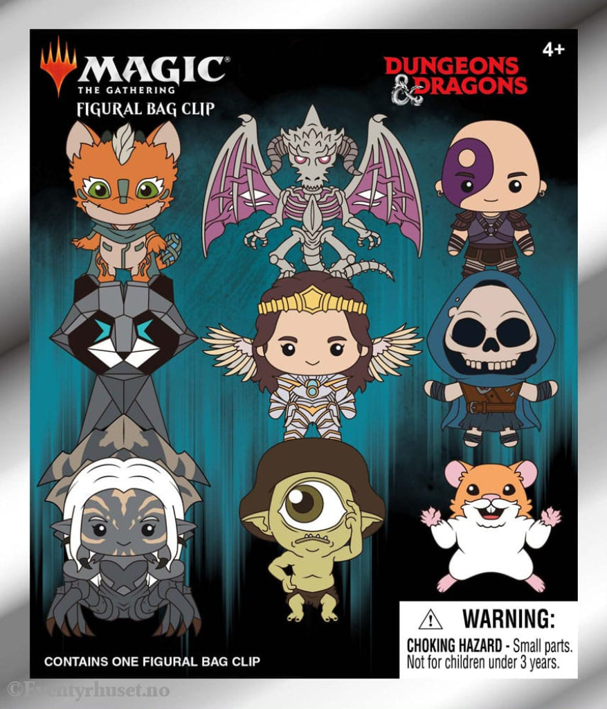 Magic the Gathering 3D PVC Bag Clips Series 1 Display (24) Fashion & Accessories