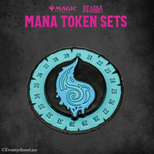 Magic the Gathering Dice and Token Pack Blue Mana Games
