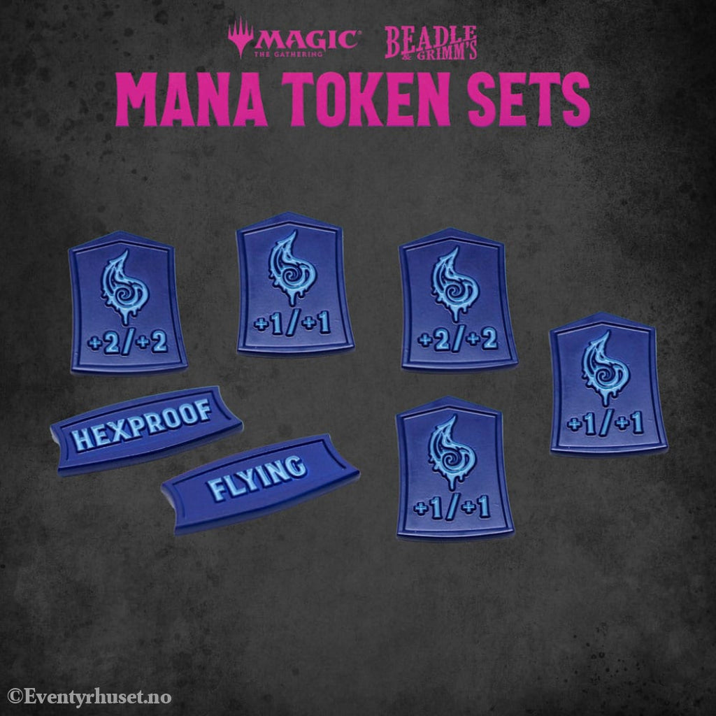 Magic the Gathering Dice and Token Pack Blue Mana Games