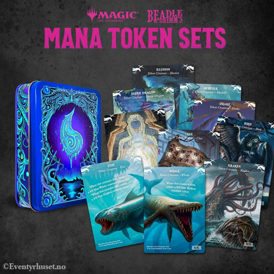 Magic the Gathering Dice and Token Pack Blue Mana Games
