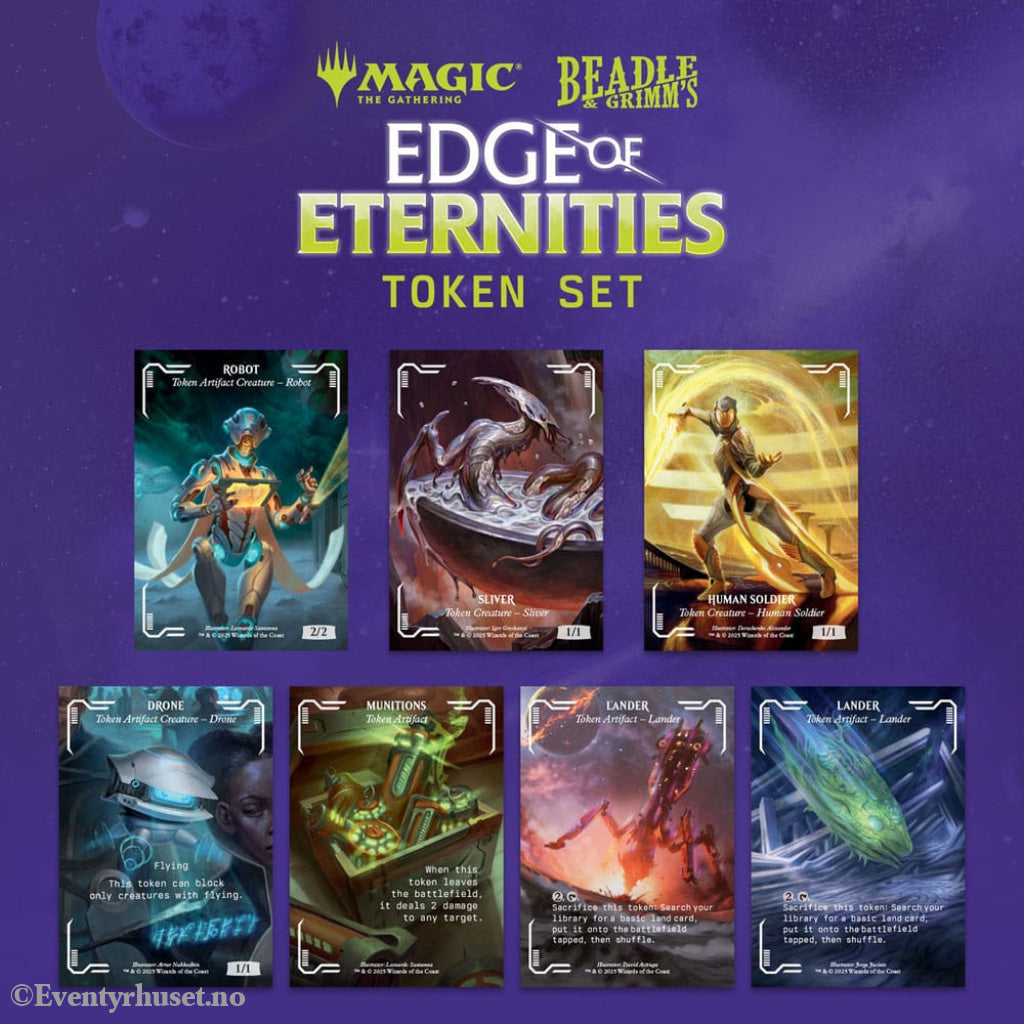 Magic the Gathering Dice and Token Pack Edge of Eternities Games