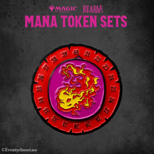 Magic the Gathering Dice and Token Pack Red Mana Games