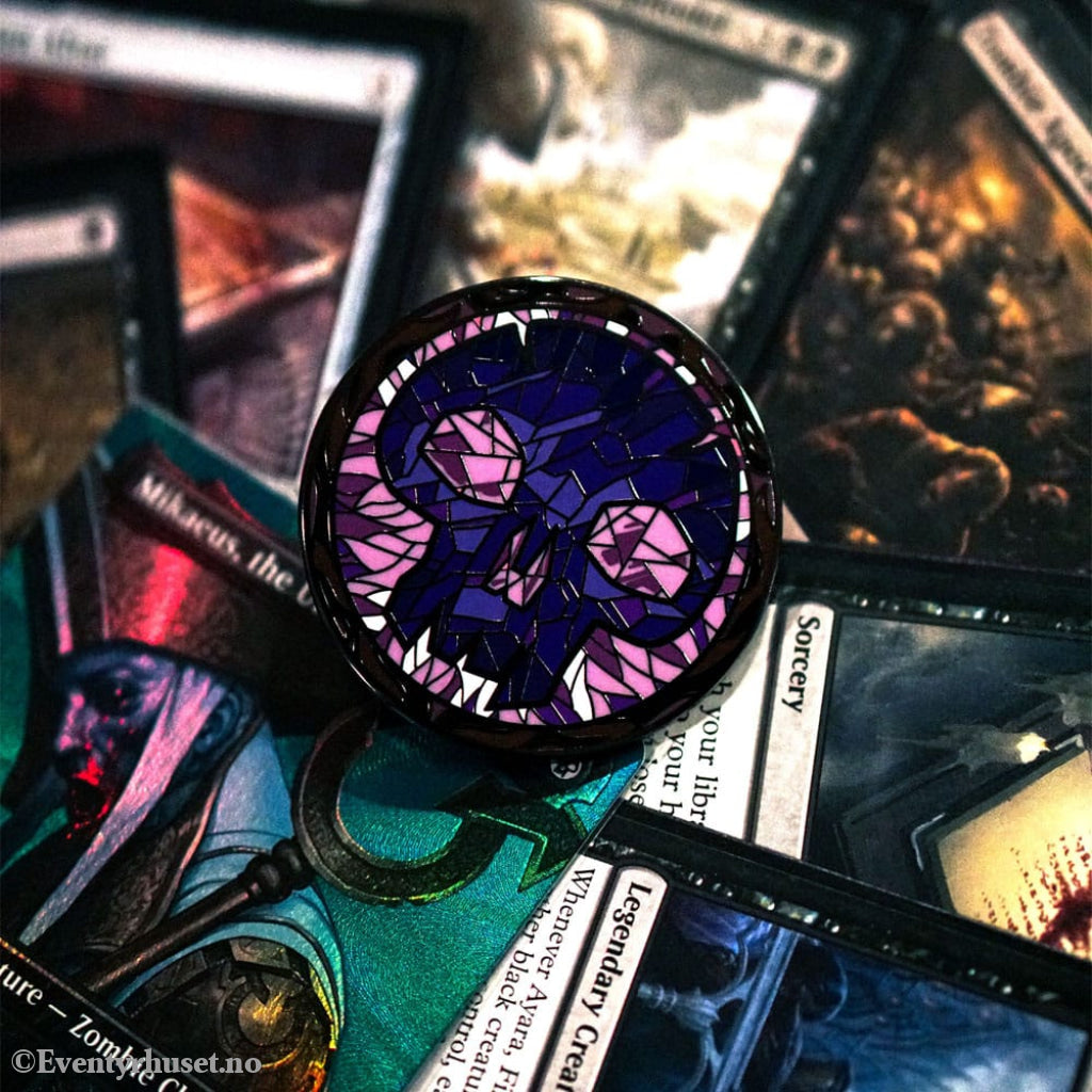 Magic: The Gathering Pins Blind Box Mystery Stained Glass Lands Assortment (10) Fashion & Accessories
