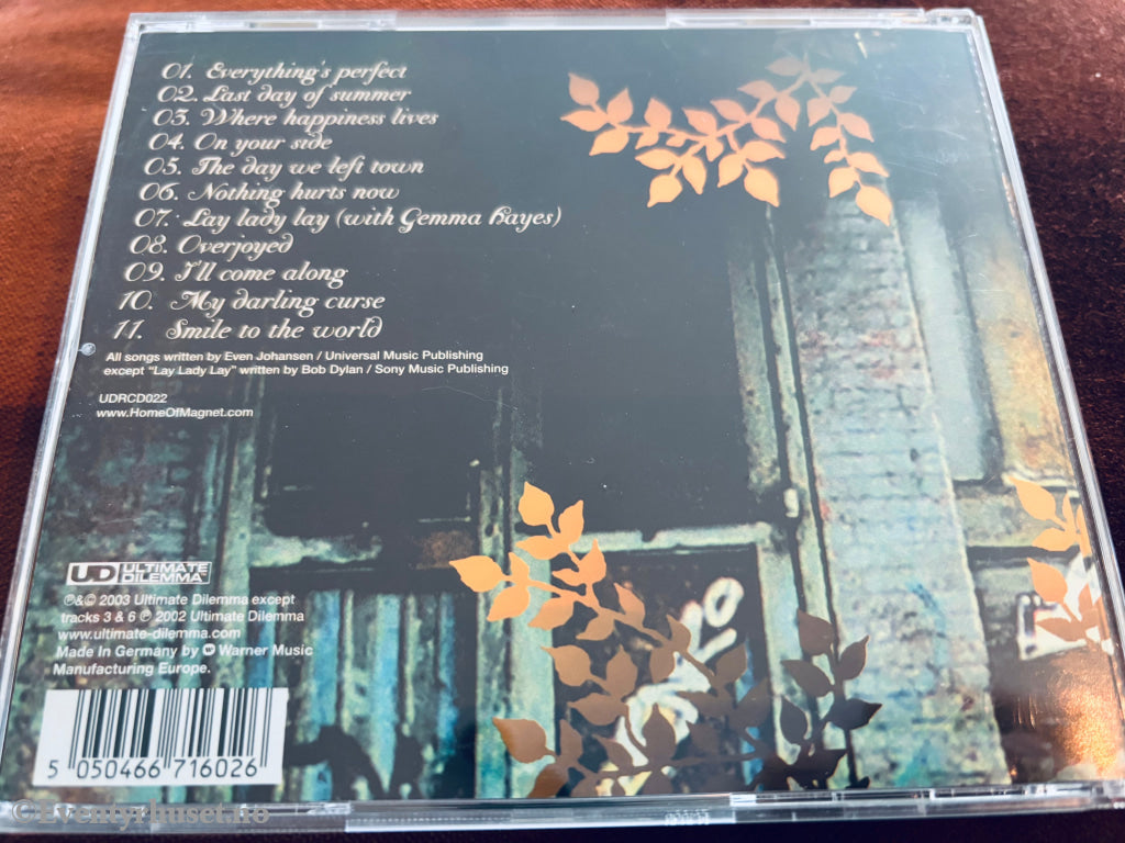 Magnet - On Your Side. CD.