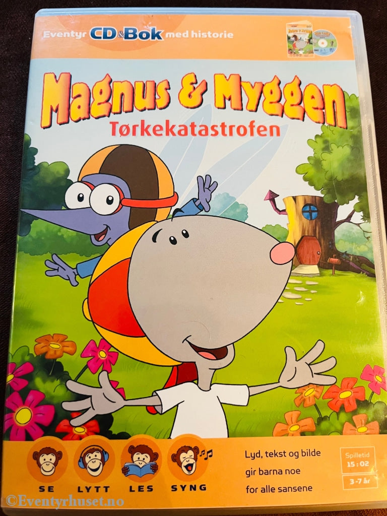 Magnus & Myggen - Tørkekatastrofen. Cd Bok.