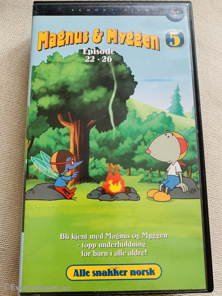 Magnus Og Myggen 5. Episode 22-26. 2000. Vhs. Vhs