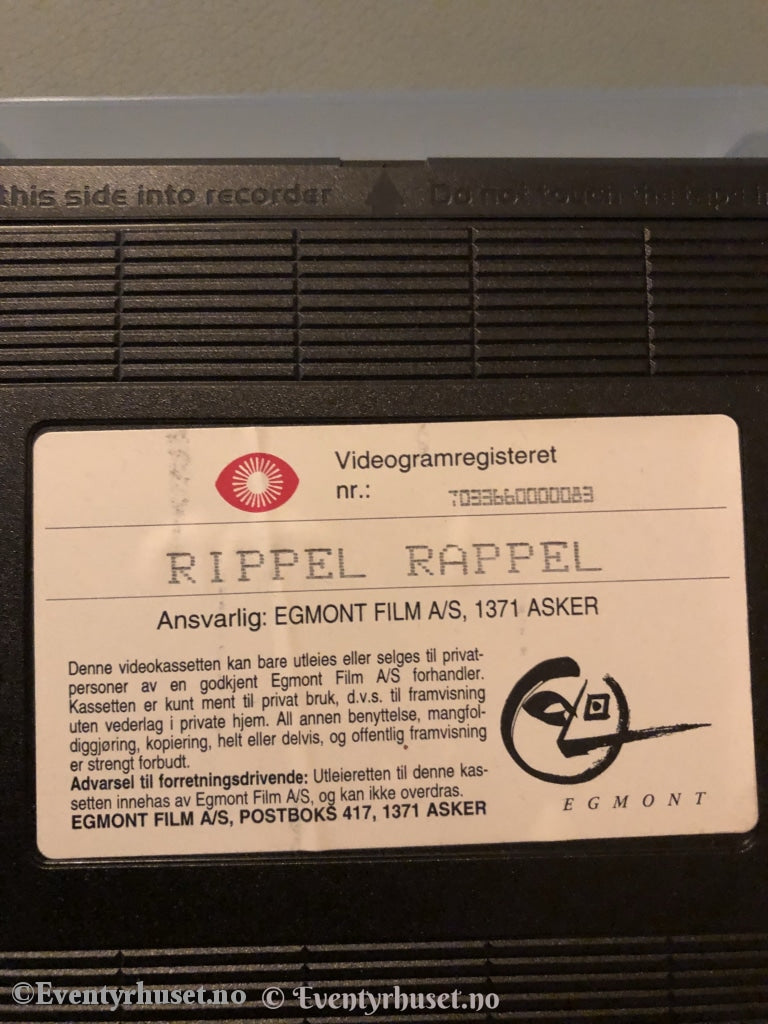 Maj Britt Andersen. Rippel Rappel. 1995. Vhs. Vhs