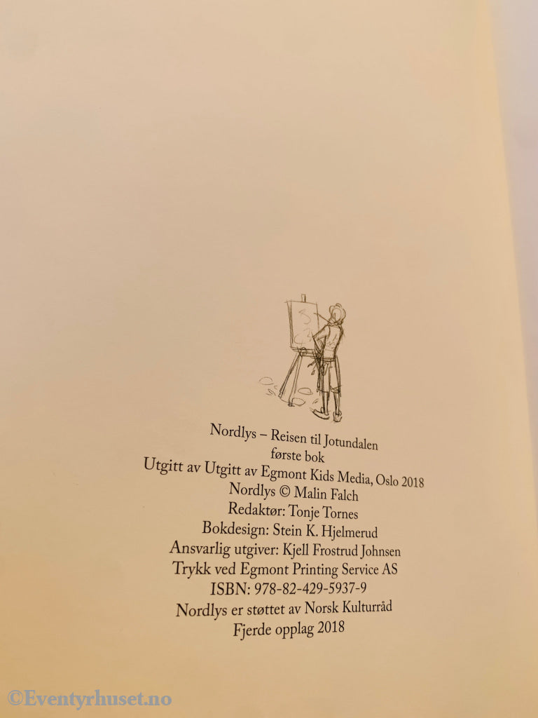 Malin Falch. Nordlys Reisen til Jotundalen. Bok.