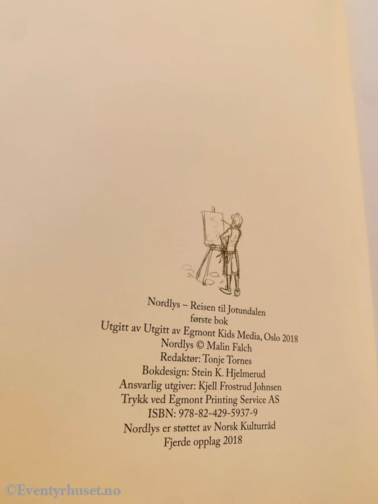 Malin Falch. Nordlys Reisen til Jotundalen. Bok.