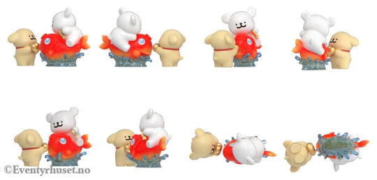 Maltese Blind Box Mini Figures Lucky Paws Series Display (8) Collectibles