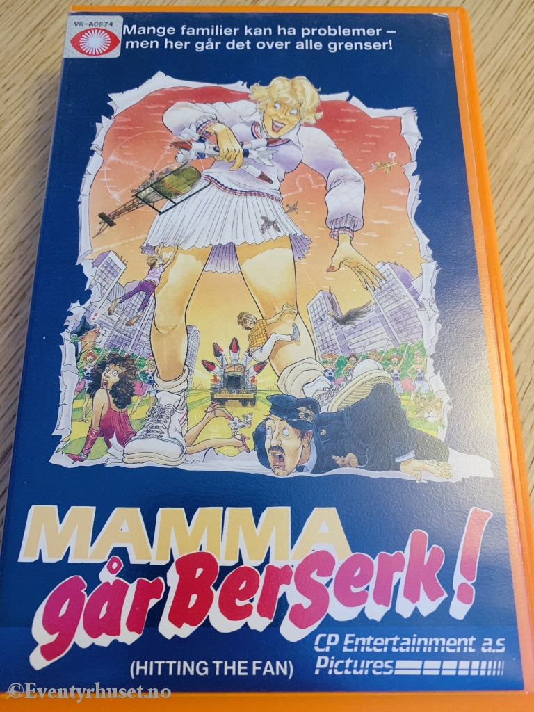 Mamma Går Berserk! 1986. Vhs Big Box.