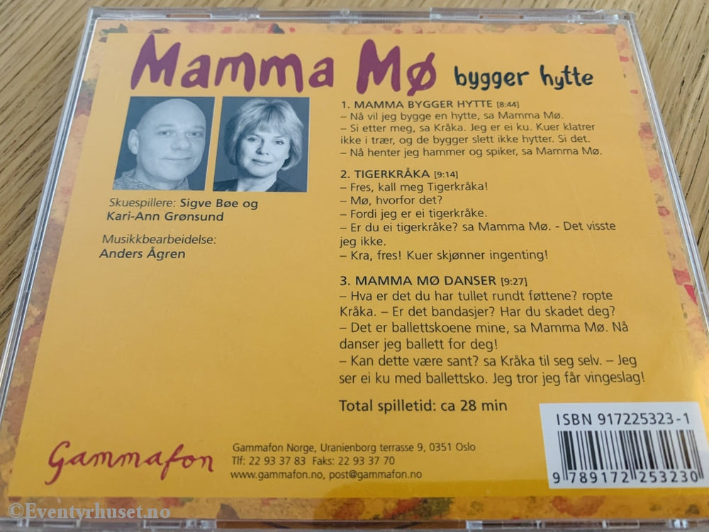 Mamma Mø Bygger Hytte. Lydbok På Cd.
