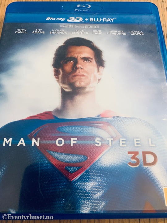 Man of Steel 3D (2013). Blu-Ray.