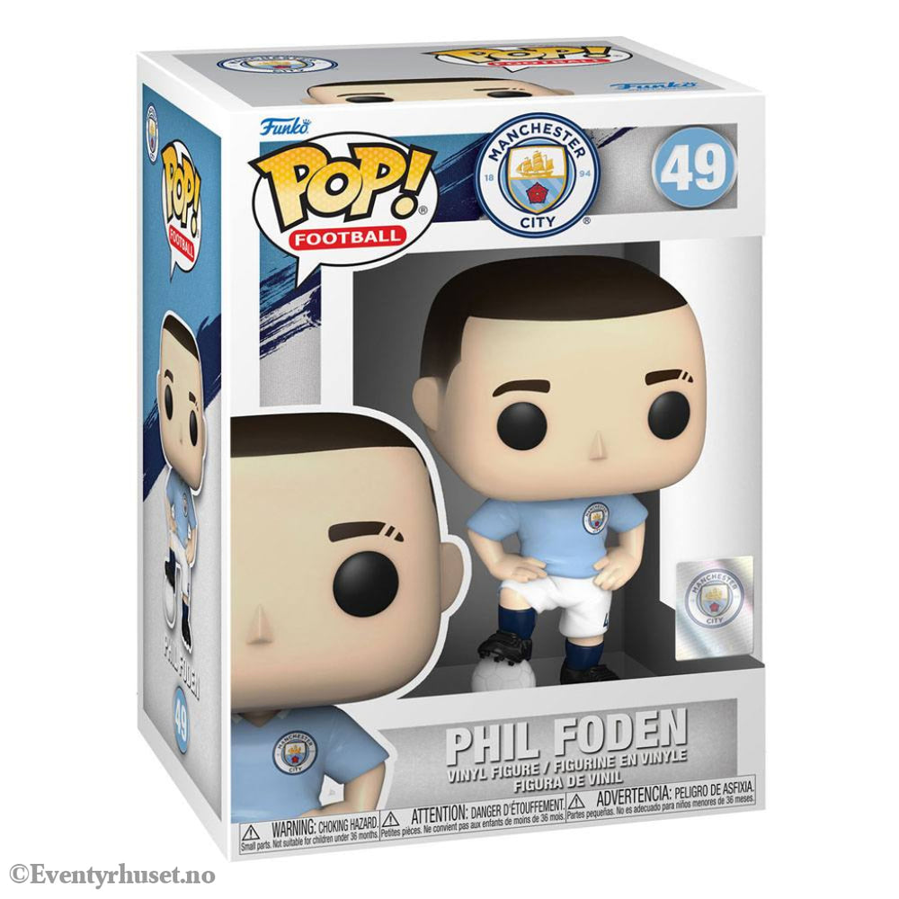 Manchester City F.C. POP! Football Vinyl Figure Phil Foden 9 cm Collectibles