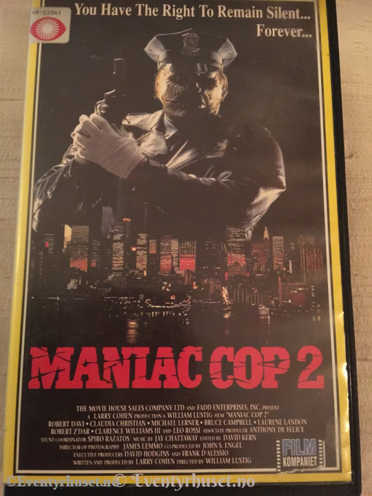 Maniac Cop 2. Vhs Big Box.