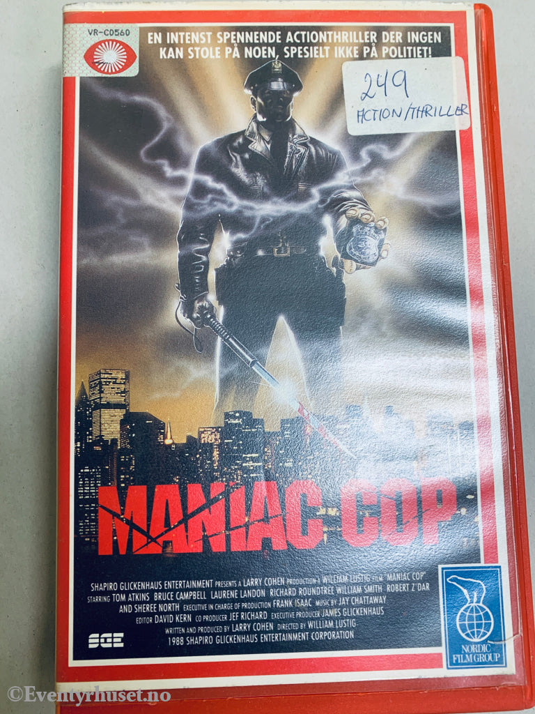 Maniac Cop. VHS Big Box.