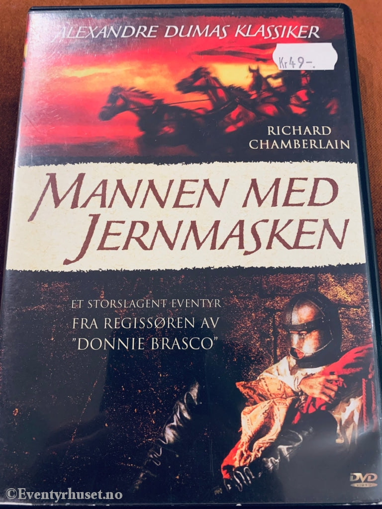 Mannen Med Jernmasken. 1977. Dvd. Dvd