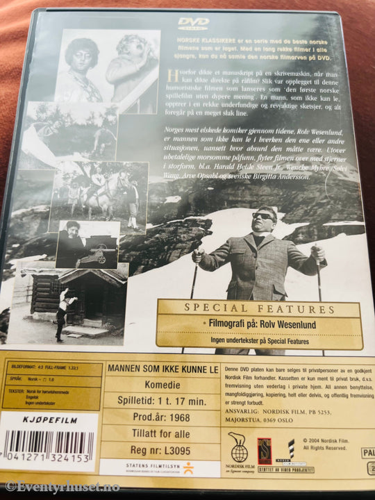 Mannen Som Ikke Kunne Le. 1968. Dvd. Dvd