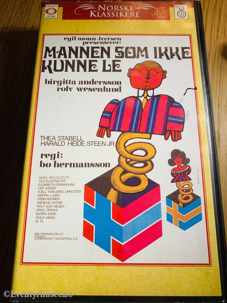 Mannen Som Ikke Kunne Le. 1968. Vhs. Vhs