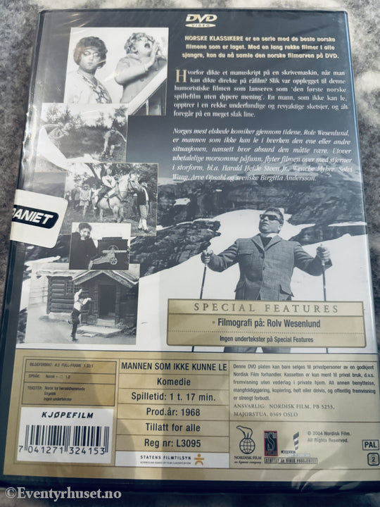 Mannen som ikke kunne le (Norske Klassikere). DVD. Ny i plast!