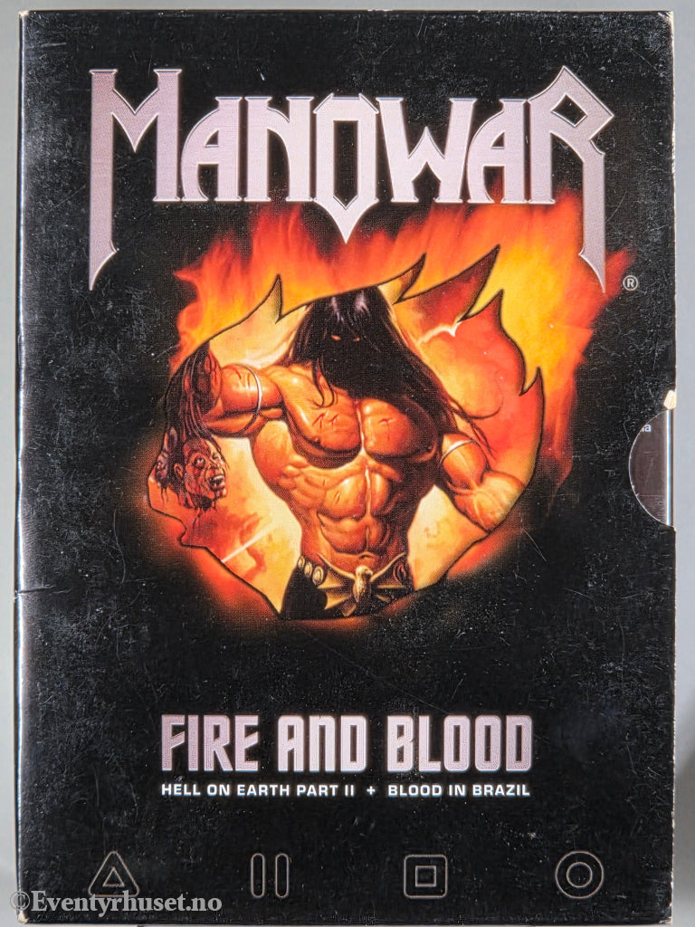 Manowar – Fire and Blood. 2002. DVD.