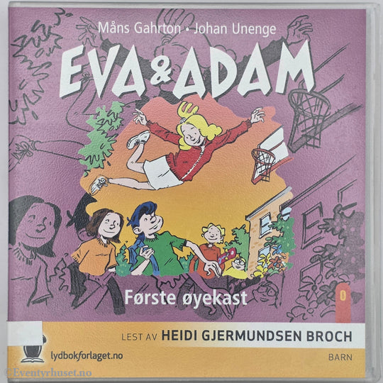 Måns Gahrton & Johan Unenge. Eva & Adam: Første øyekast . Lydbok på CD.