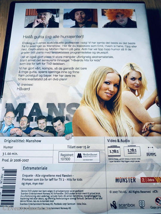 Manshow. 2006-2007. Dvd. Dvd