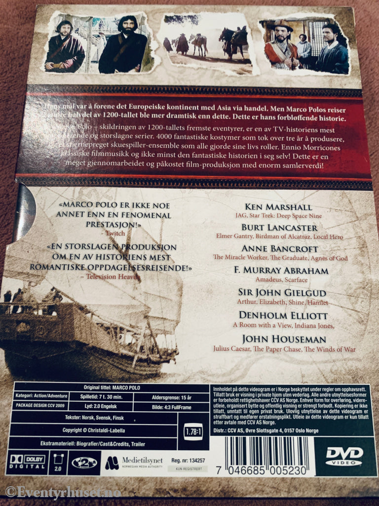 Marco Polo. DVD samleboks.