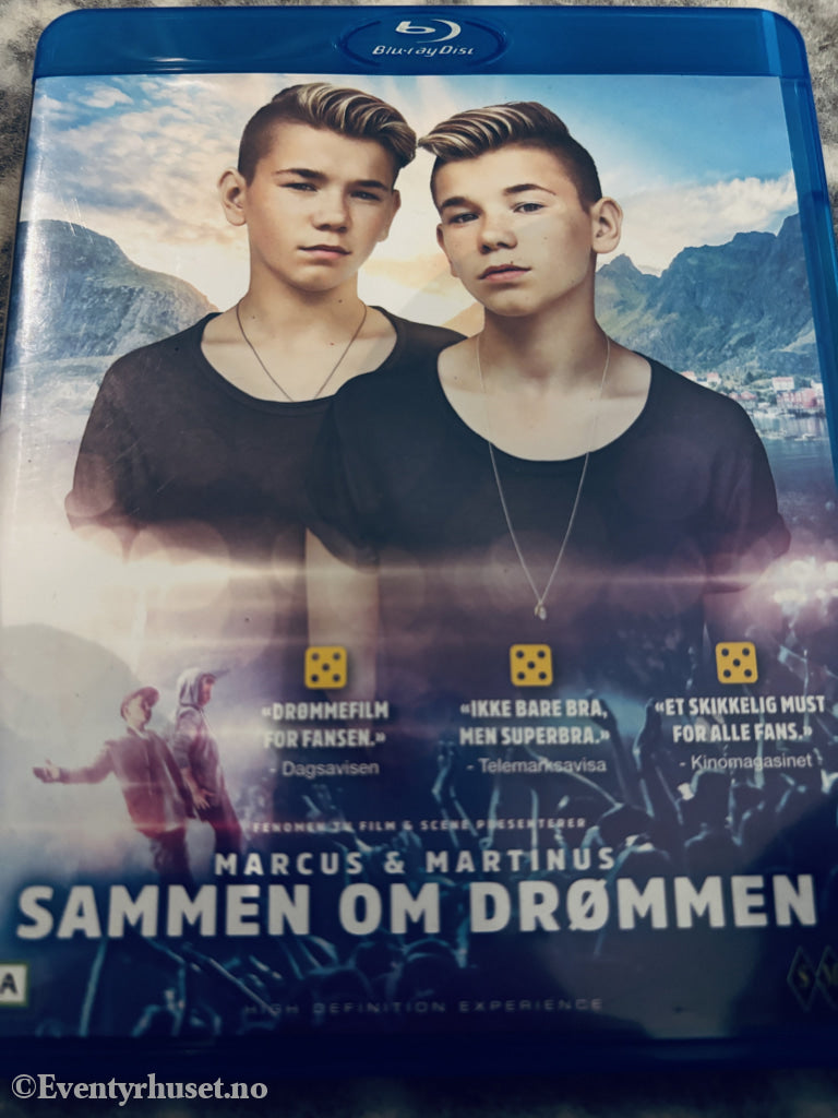 Marcus & Martinus: Sammen om drømmen. Blu-ray.