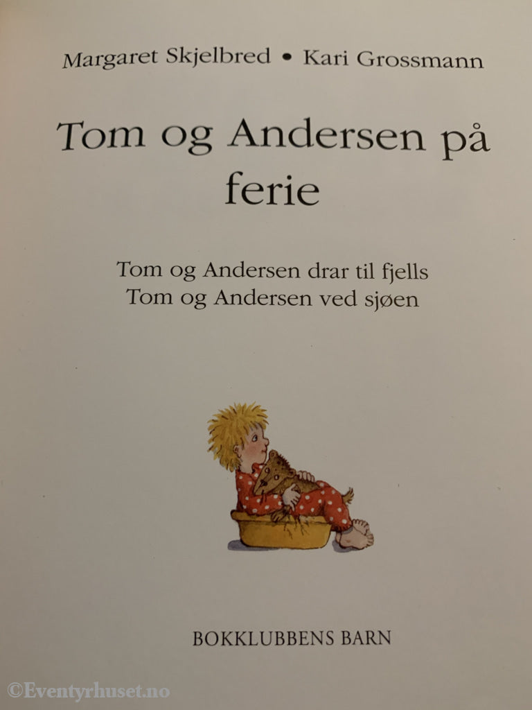 Margaret Skjelbred & Kari Grossmann. 1995/03. Tom Og Andersen På Ferie. Fortelling