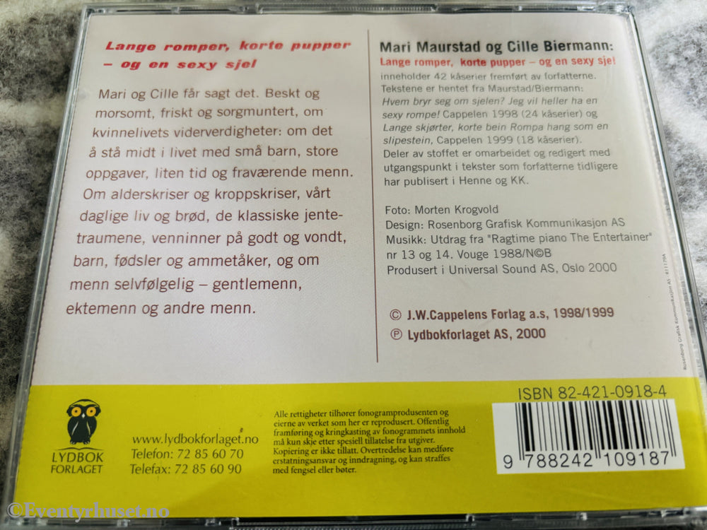 Mari Maurstad & Cille Biermann - Lange romper, korte pupper – og en sexy sjel. Barne-CD.