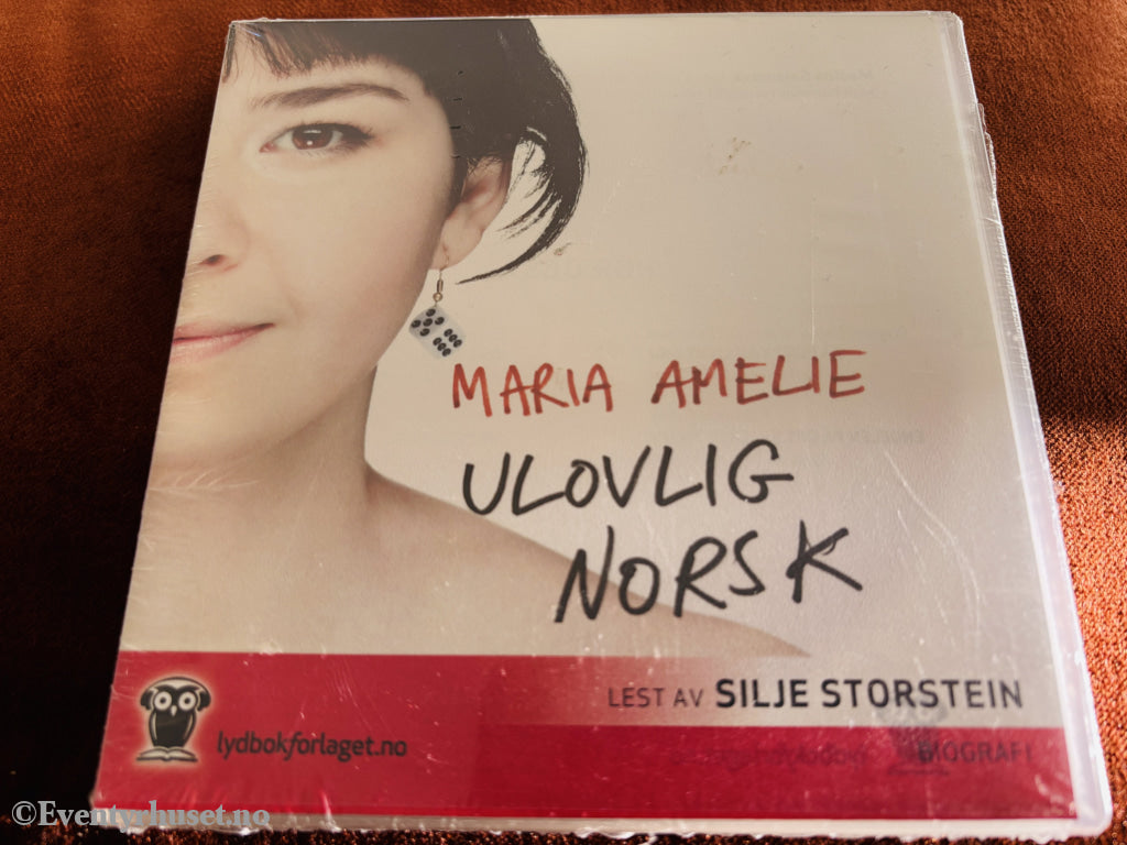 Maria Amelie Ulovlig Norsk. Lydbok på CD. Ny i plast!