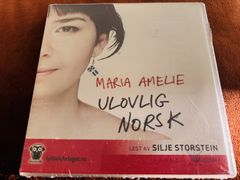 Maria Amelie Ulovlig Norsk. Lydbok på CD. Ny i plast!