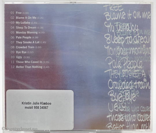 Maria Mena - another phase. 2002 . Musikk-CD.