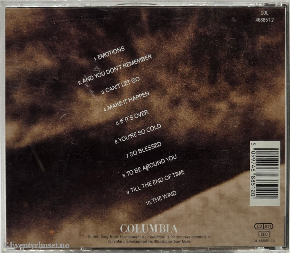 Mariah Carey. 1991. Emotions. Musikk-CD.