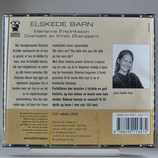 Marianne Fredriksson 1998 Elskede barn. Lydbok på CD.