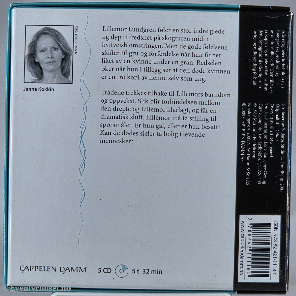 Marianne Fredriksson 2001 Gåten. Lydbok på CD.