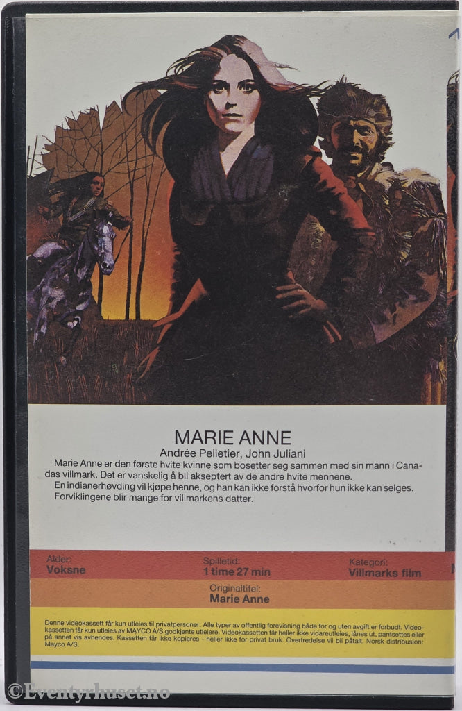 Marie-Anne (1978). VHS Big Box.