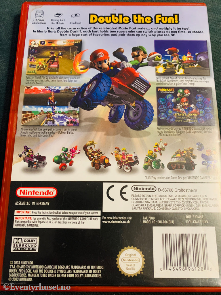Mario Kart Double Dash. Gamecube.