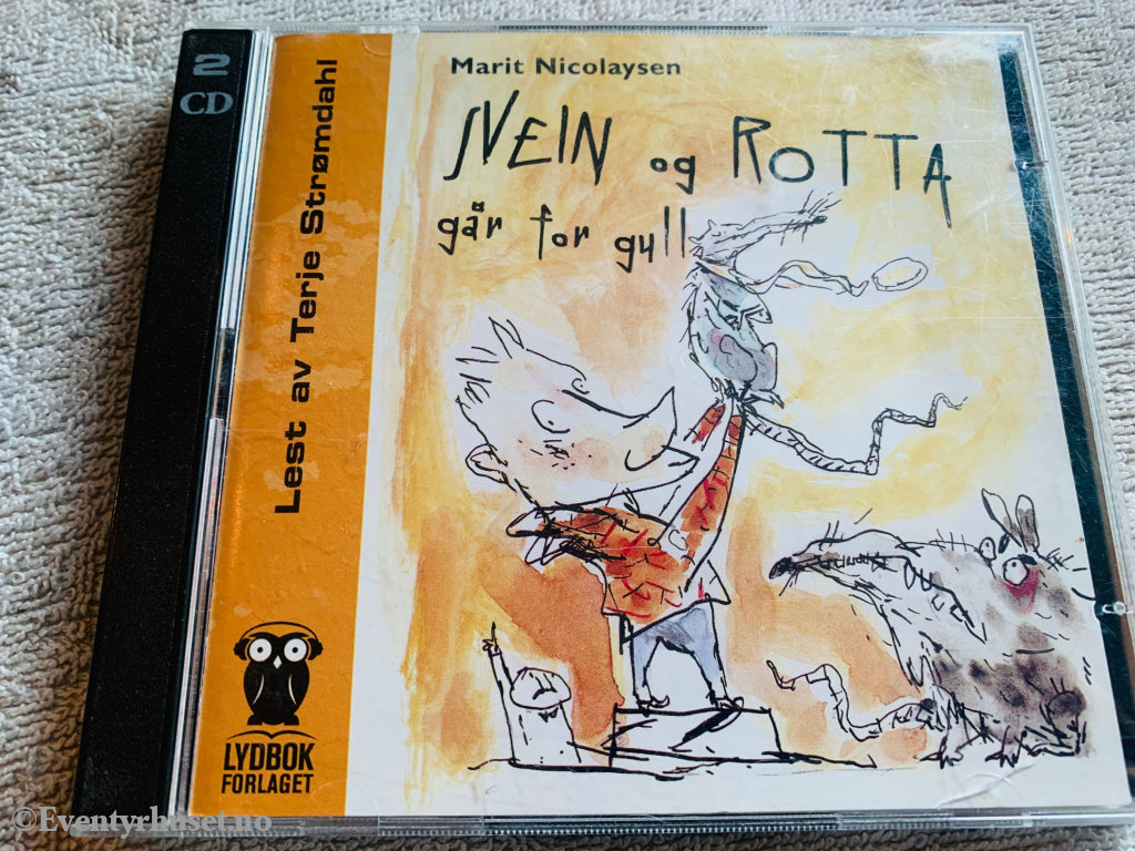 Marit Nicolaysen. 2003. Svein og Rotta går for gull. Lydbok på CD.