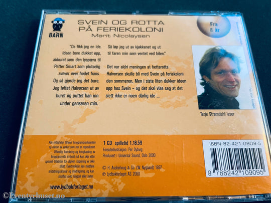 Marit Nicolaysen. Svein Og Rotta På Feriekoloni. Lydbok Cd.